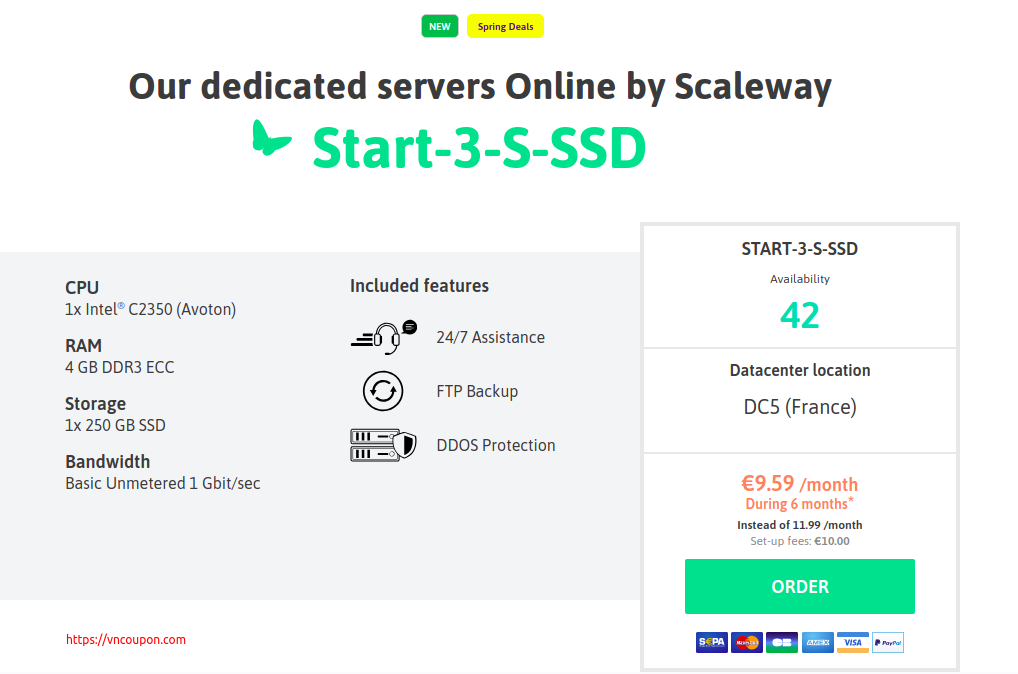 Online Net By Scaleway Dedicated Server Coupon Deals Vncoupon Images, Photos, Reviews