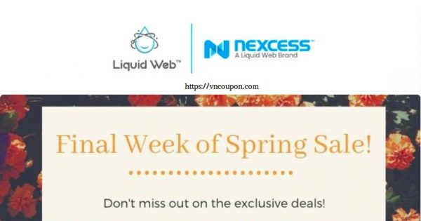 [Spring Sale] Liquid Web - Get 50% off VPS Hosting