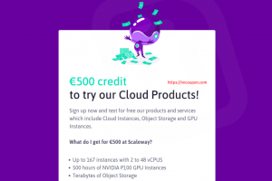 Online.net by Scaleway – Dedicated Server Deals – €500 credit to try Cloud Products!
