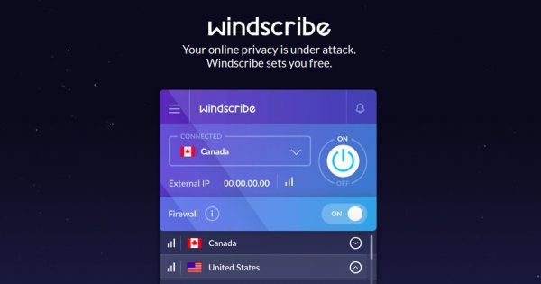 windscribe vpn privacy