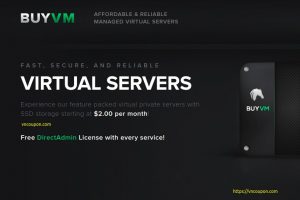 BuyVM.NET – Special KVM VPS from $2.00/month – High Performance VPS with AMD Ryzen CPU/ NVME Storage – free CN2 Bandwidth & DirectAdmin Control Panel