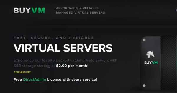 BuyVM.NET - Special KVM VPS from $2.00/month - High Performance VPS with AMD Ryzen CPU/ NVME Storage - free CN2 Bandwidth & DirectAdmin Control Panel