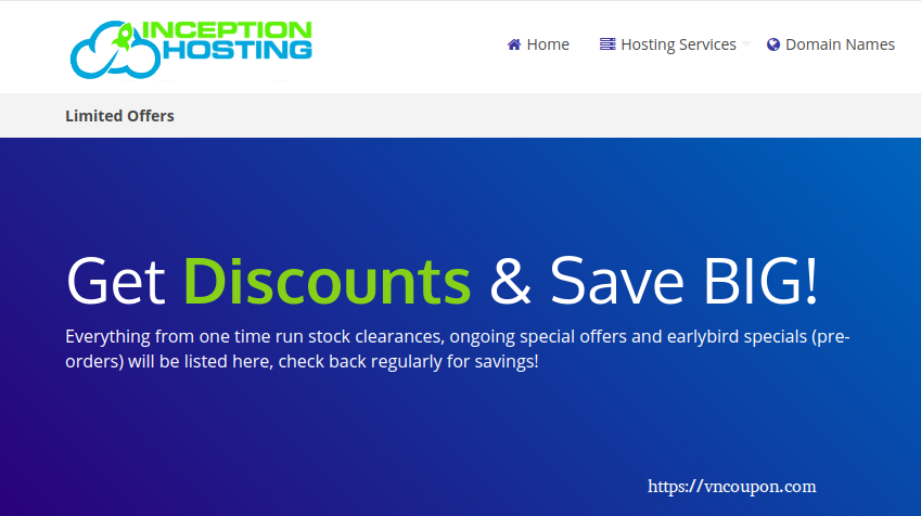 Inception Hosting – Virtuozzo 7 VPS from €24/year – Docker ready – 50% off & Double Disk