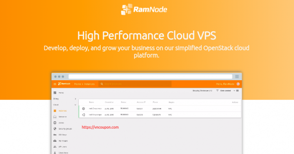 RamNode –  OpenStack Cloud Promo! Get an Extra 35% Cloud Credit!