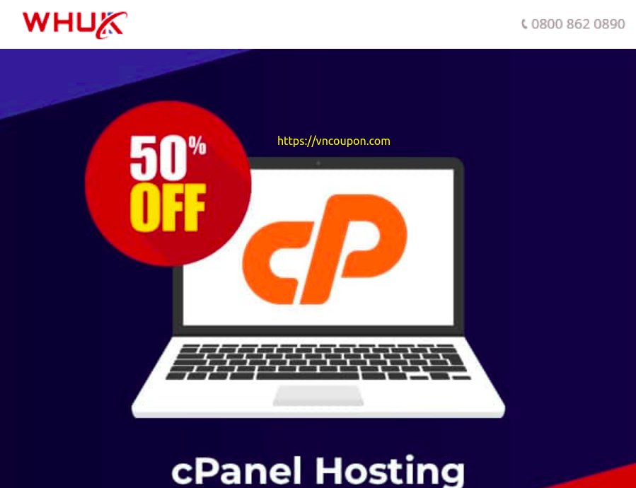 WebHosting UK – Cheap WordPress Hosting from £0.99/month –  Get 50% Off Coupon code