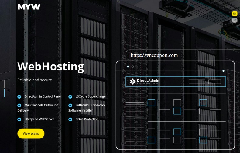 MyW – DirectAdmin Web Hosting & Reseller Hosting Deals from 12,50€/Year in Germany and Los Angeles (75% off, last chance! )