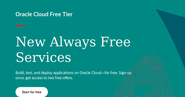 Oracle Cloud Free Tier - The 