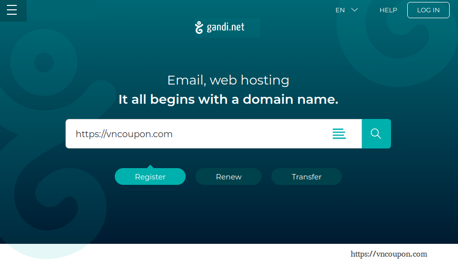 Gandi Huge Sale – .COM Domain only $1 for first year