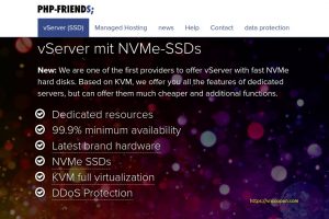 PHP-Friends – vServer Schnupperspecial 2019 – 6 GB RAM only $4/month