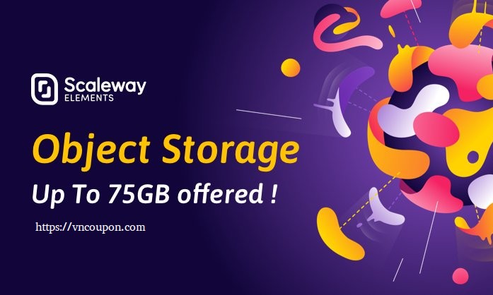 Scaleway Object Storage – The First 75 GB Storage are offered! afterward it is only €0.01GB/month