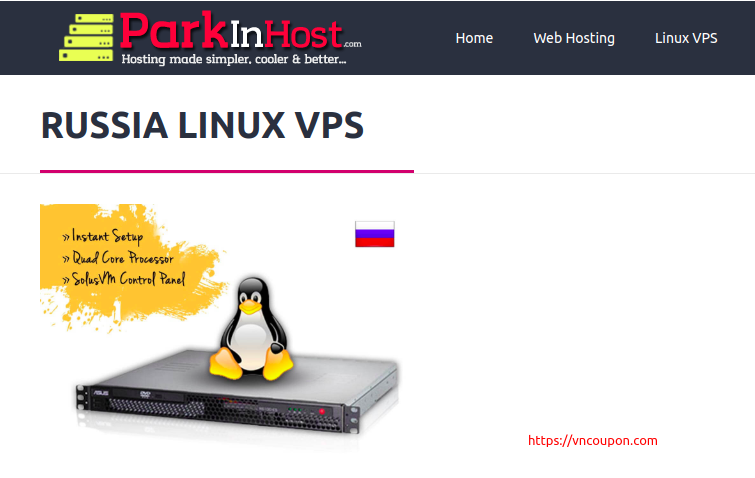 Parkinhost – Unmetered Russia VPS from $5.31/month + 40% OFF Coupon
