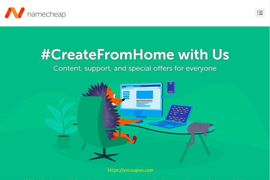 [#CreateFromHome] Namecheap – Save 98% OFF Domain (.COM only $5.88/yr)- 99% OFF Hosting
