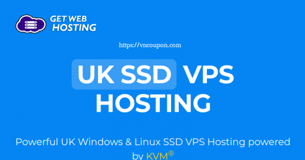 Get Web Hosting - AMD Ryzen 7 SSD VPS from £0.91/month - UK | Windows Included | IPv6 | Snapshot Backups | Anti DDoS