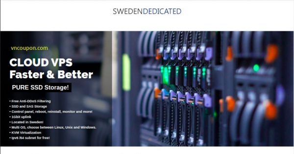 Sweden Dedicated - Promo KVM VPS only €2.5/month! Stockholm Location