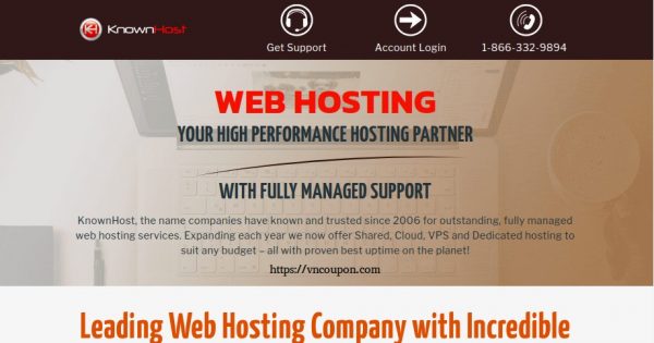 KnownHost – 30% OFF Managed SSD VPS & Managed Cloud KVM VPS – Limited Time Special