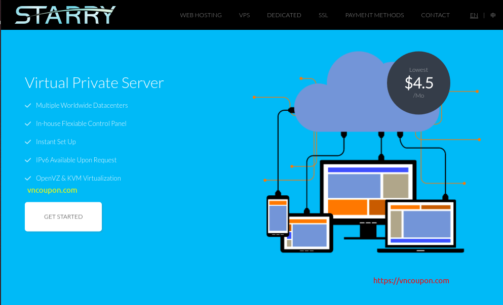 [Summer Sale] StarryDNS – 2GB Special KVM VPS only  $6.5 in Japan, Singapore & Hong Kong