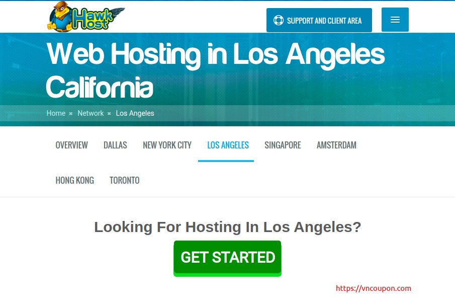 Hawk Host – 50% OFF to celebrating Los Angeles Anniversary