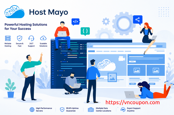 Host Mayo – 20% Off UK VPS from $5.6/month