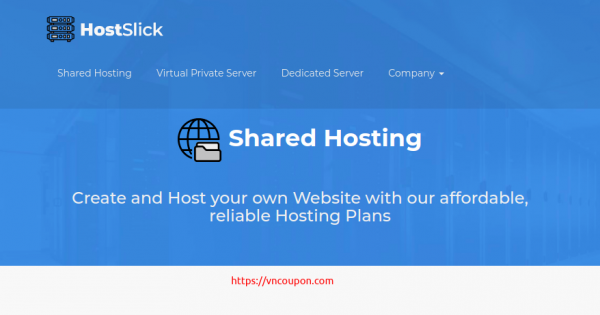 HostSlick -  50% Off on all Shared Hosting plans from €7.5/Year