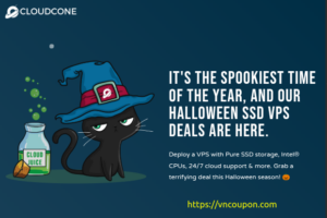 [Hallowen 2025] CloudCone – Special Pure SSD VPS start at $12.99/Year