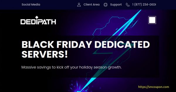 [Black Friday 2020] DediPath - 512MB VPS for $10/year - Some amazing dedi offers