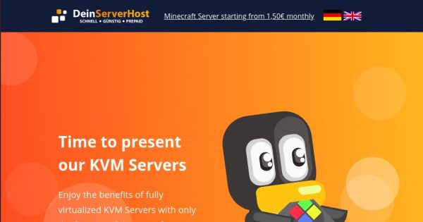 DeinServerHost - Budget IPv6 KVM NVMe VPS only 1€/month & 32GB RAM Dedicated Server Deal only 40€/month