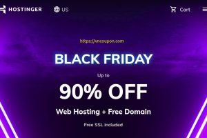 [Black Friday 2020] Hostinger – 90% OFF Web Hosting + Free Domain + Free SSL included + Google Ads Credit