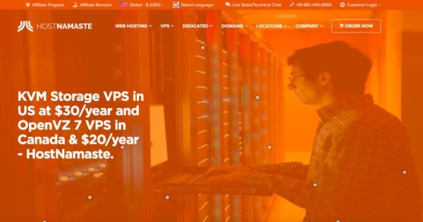 HostNamaste Deals - KVM Storage VPS US from $30/year and OpenVZ 7 VPS from $20/year!