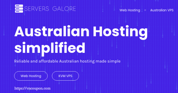 Servers Galore - 50% off Lifetime Web Hosting & KVM VPS in Melbourne, Sydney