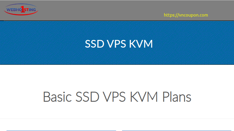 Webhosting1st – 50% OFF SSD KVM VPS from $3/month in Poland – DDos protection
