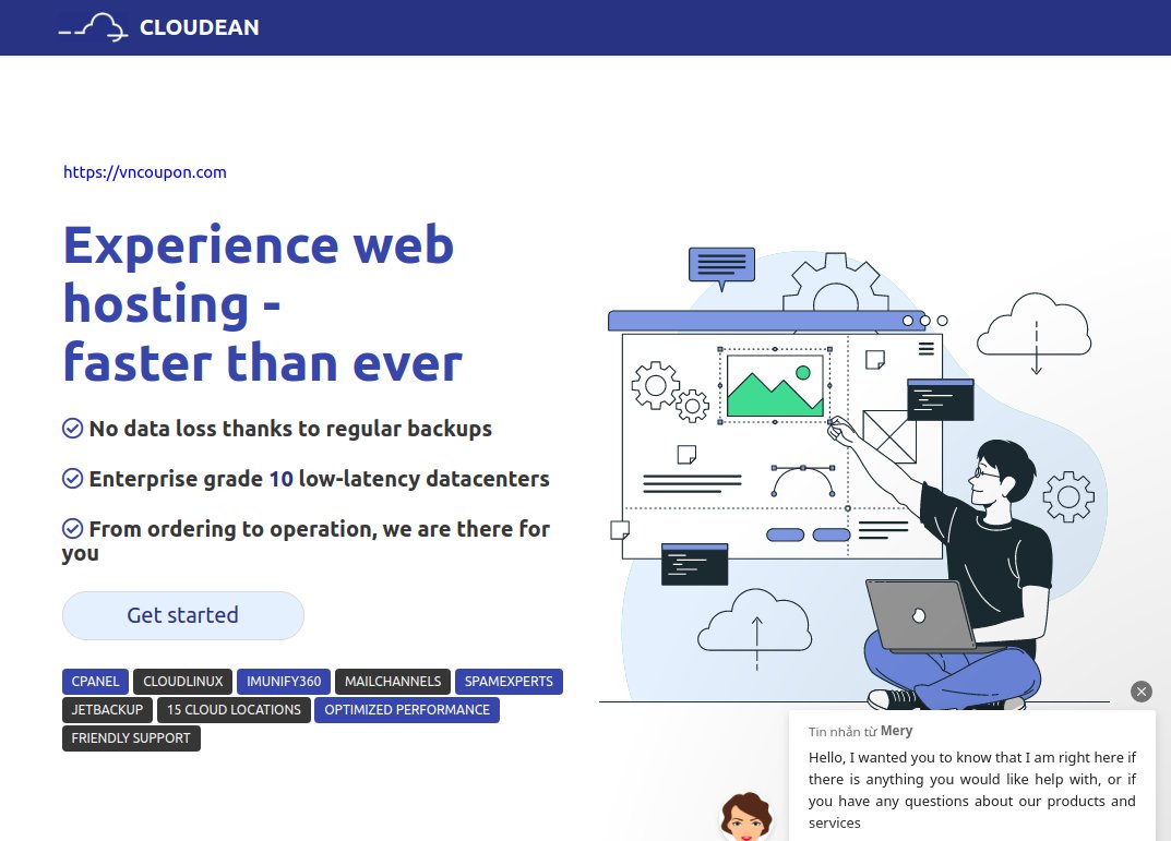 Get 75% Recurring Discount Cloudean Shared Hosting