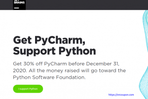 Get your JetBrains PyCharm Professional this December with a 30% discount