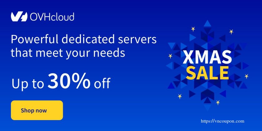 OVHcloud Xmas 2020 Deals have begun – Get up to 30% off Dedicated Servers