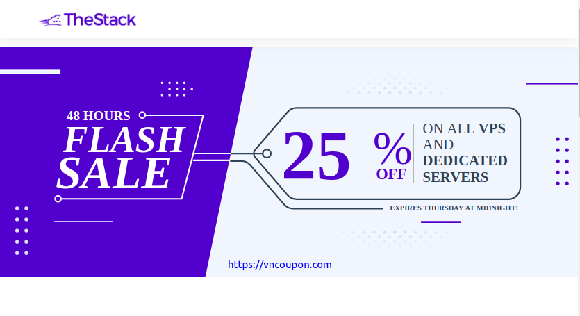TheStack Year-End Offers – Special KVM VPS from $25/year in US and Europe!