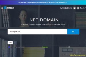 Dynadot – 1st-year .NET Domain Registrations are on sale for $4.99