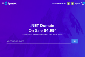Dynadot – 1st-year .NET Domain Registrations are on sale for $4.99