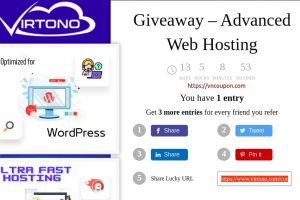 Your chance to grab a FREE Hosting with Virtono
