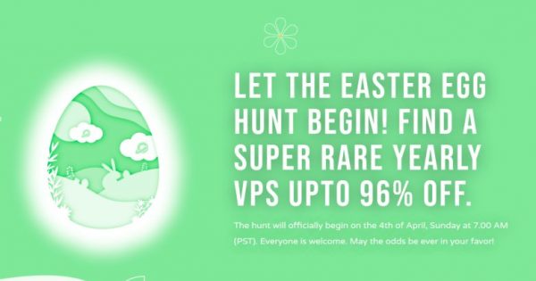 [Easter Egg Hunt 2021] CloudCone Rare VPS offers up to 96% off