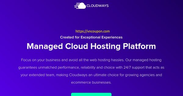 Cloudways Coupon Codes on March 2022 - 30% Off Coupon, $30 USD Free Credits