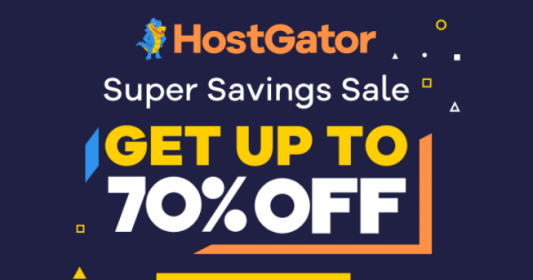 HostGator Super Savings Sale - 70% Off Shared Hosting