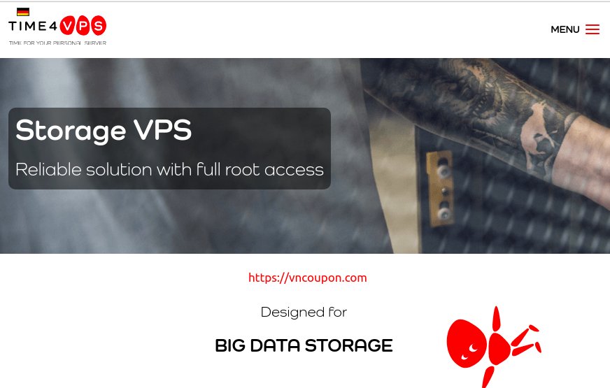 Time4VPS – 60% discount on  Linux VPS, Container VPS and Storage VPS