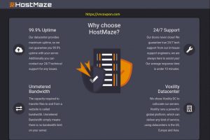 HostMaze – 19% OFF for any new services