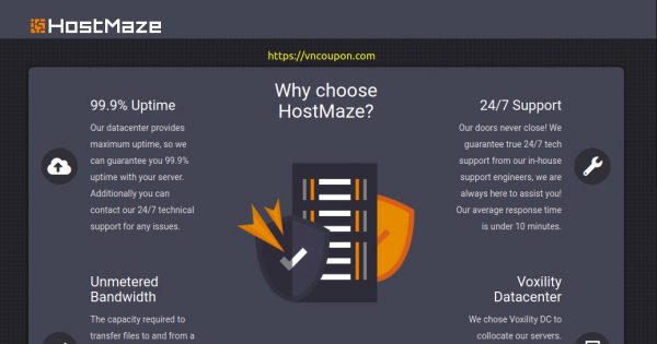 HostMaze - 19% OFF for any new services