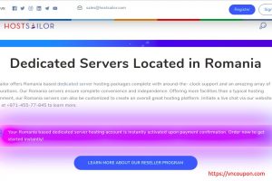 HostSailor – E3 Dedicated Servers Offer in Bucharest, Romania From $40.95/month!