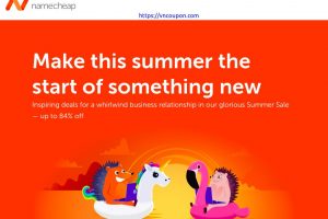 [Summer Sale] Namecheap – Save up to 84% off Domain & 62% Off on Shared Hosting + A free Domain