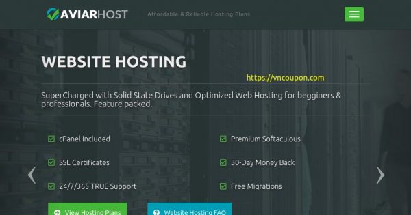 AviarHost - Save Up To 80% OFF on Shared Hosting