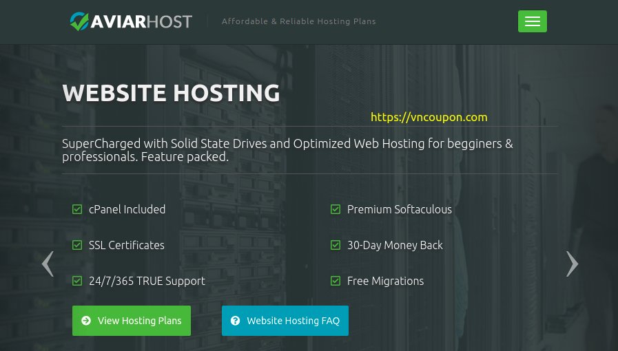 AviarHost – Save Up To 80% OFF on Shared Hosting