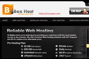 BigBoxHost – 50% off on SSD cPanel Web Hosting@$0.97/month | Free SSL | CDN | Domain & more!