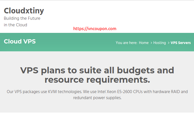 [End of Summer] Cloudxtiny – Special KVM VPS from £1.50/month