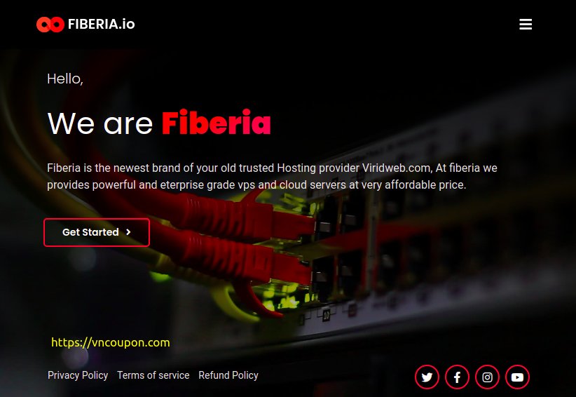 Fiberia.io by Viridweb – 50% Off VPS Hosting